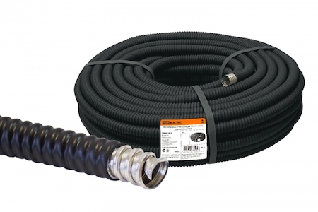 TDM ELECTRIC SQ0407-0215 Металлорукав в ПВХ-изоляции РЗ-Ц-П нг d 15 черный (50м) TDM